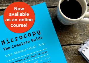 Microcopy Writing