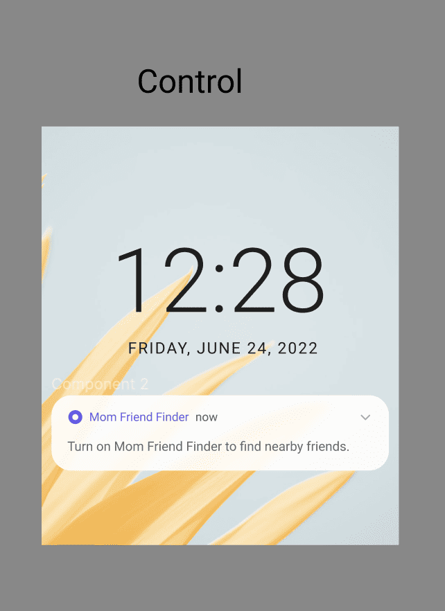 Control copy: Mom Friend Finder