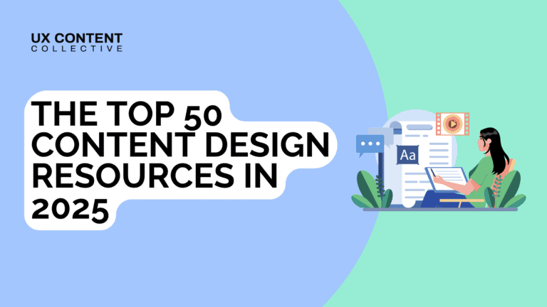 The top 50 content design resources of 2025
