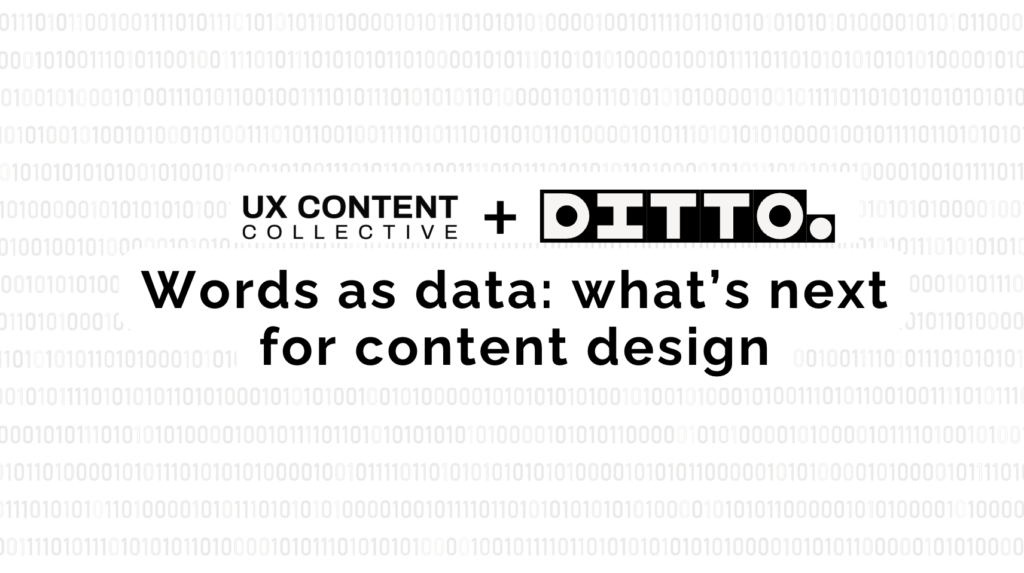 Words as Data: The Future of Content Design