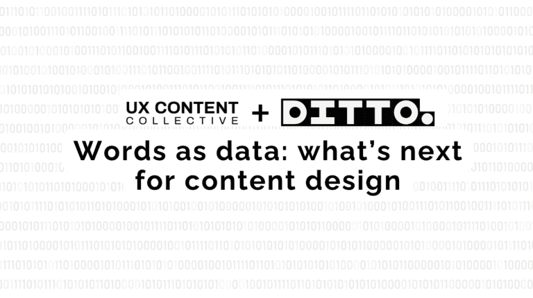 Words as Data: The Future of Content Design